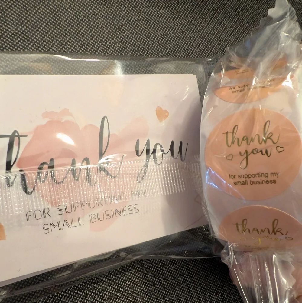 Thank You Cards And STICKERS Bundle.